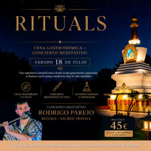 Cena gastronómica + concierto meditativo